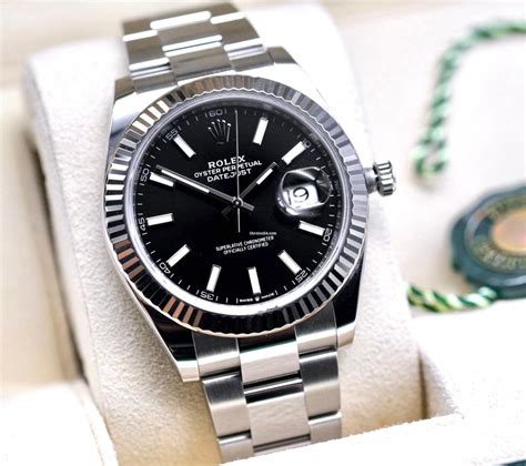 rolex watch black dial|rolex datejust 41mm black dial.